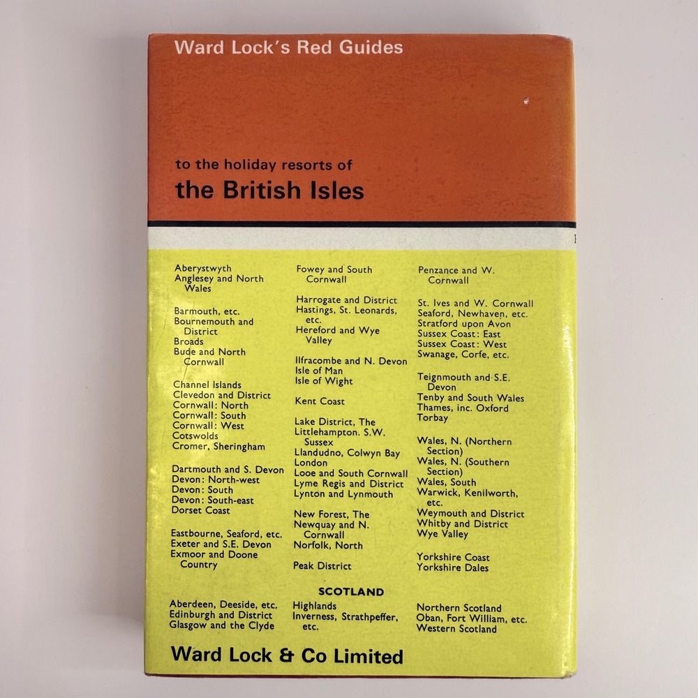 The‎ Broads Ward Lock Red Guide 5th Ed. 1968 Hardcover Pullout Map Dust Jacket - Picture 2 of 16